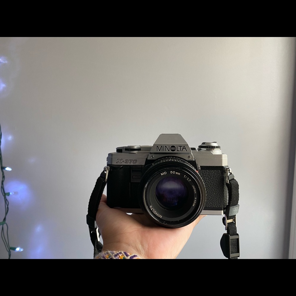 Minolta X-370 Film Câmera